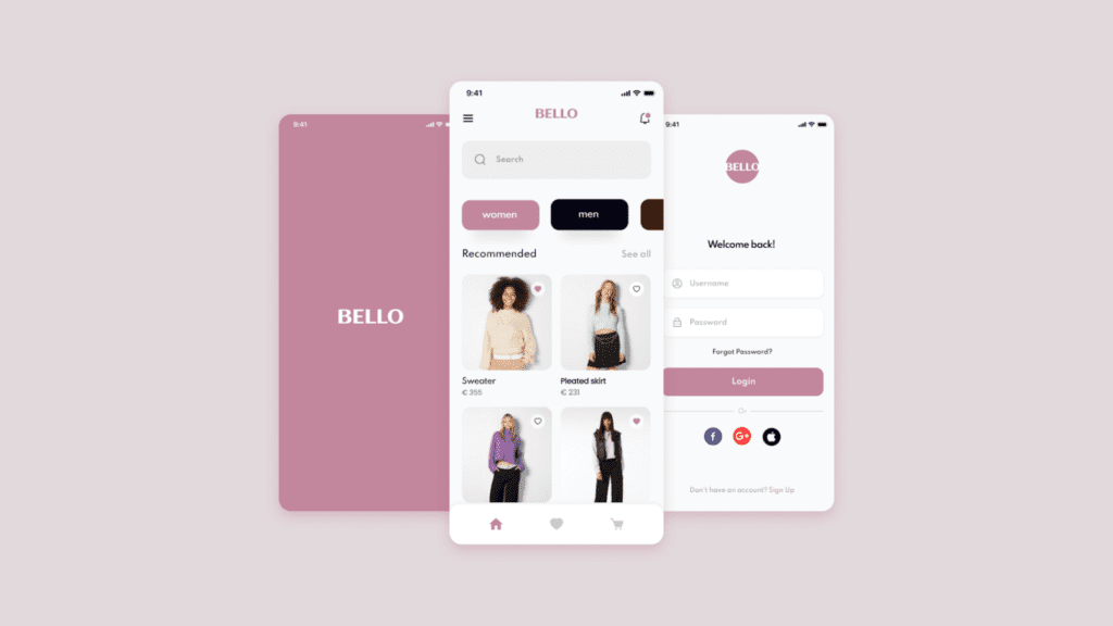 bello - user experience and user interface design